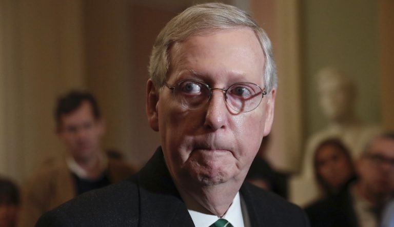 Former Senate GOP Leader Mitch McConnell Falls Again At The Capitol