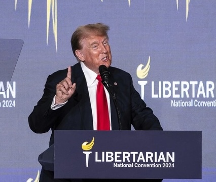 ‘He’s more delusional than I thought’: Libertarians jeer Trump during convention speech