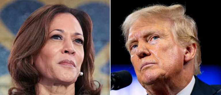 Kamala Harris and Donald Trump